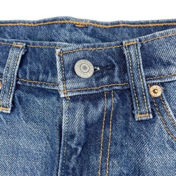 Levi's Denim Mini Skirt Women's Size 30 Blue - Picture 3 of 6